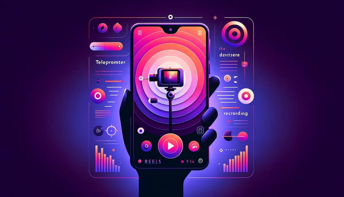 تلقين Instagram Reels الأصلي 2026 أداة مدمجة لإنشاء الفيديو سكريبت تمرير مقارنة Teleprompt+ BIGVU توفير صانعي محتوى عرب